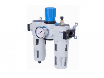 Фильтр влагоотделитель с редуктором и лубрикатор 3/4&quot, 16 бар МАСТАК 690-51