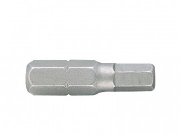 Вставка (бита) торцевая 1/4&quot, HEX, 6 мм, L = 25 мм KING TONY 102506H
