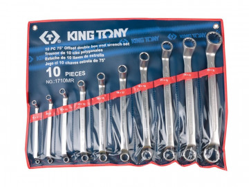 Набор накидных ключей, 6-32 мм, 10 предметов KING TONY 1710MR