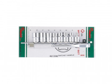 Комплект 6 гр. головок с трещоткой на 1/2 Hans 46139