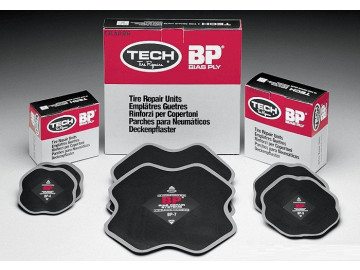 Заплатка BP-4  c диагональным кордом 130 х 130 мм Tech 604BK