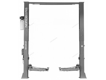 Подъемник 380V 2х стоечный 6т с верхней синхронизацией (серый) LONG N4122H1E-6G