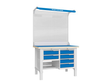 Верстак слесарный CTR 1232.S14.3-2F