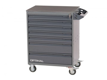 Тележка инструментальная, 7 выдвижных ящиков (ral 7012/7015) nordberg nt317 7012/7015