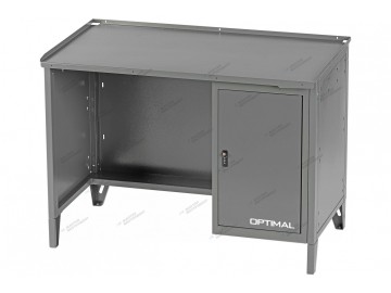 Верстак слесарный однотумбовый, 1 серая створка (ral 7012/7015) nordberg nw101 7012/7015